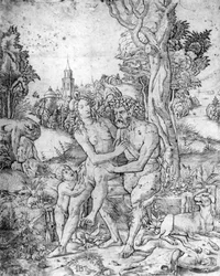 Une famille de faunes, vers 1510
